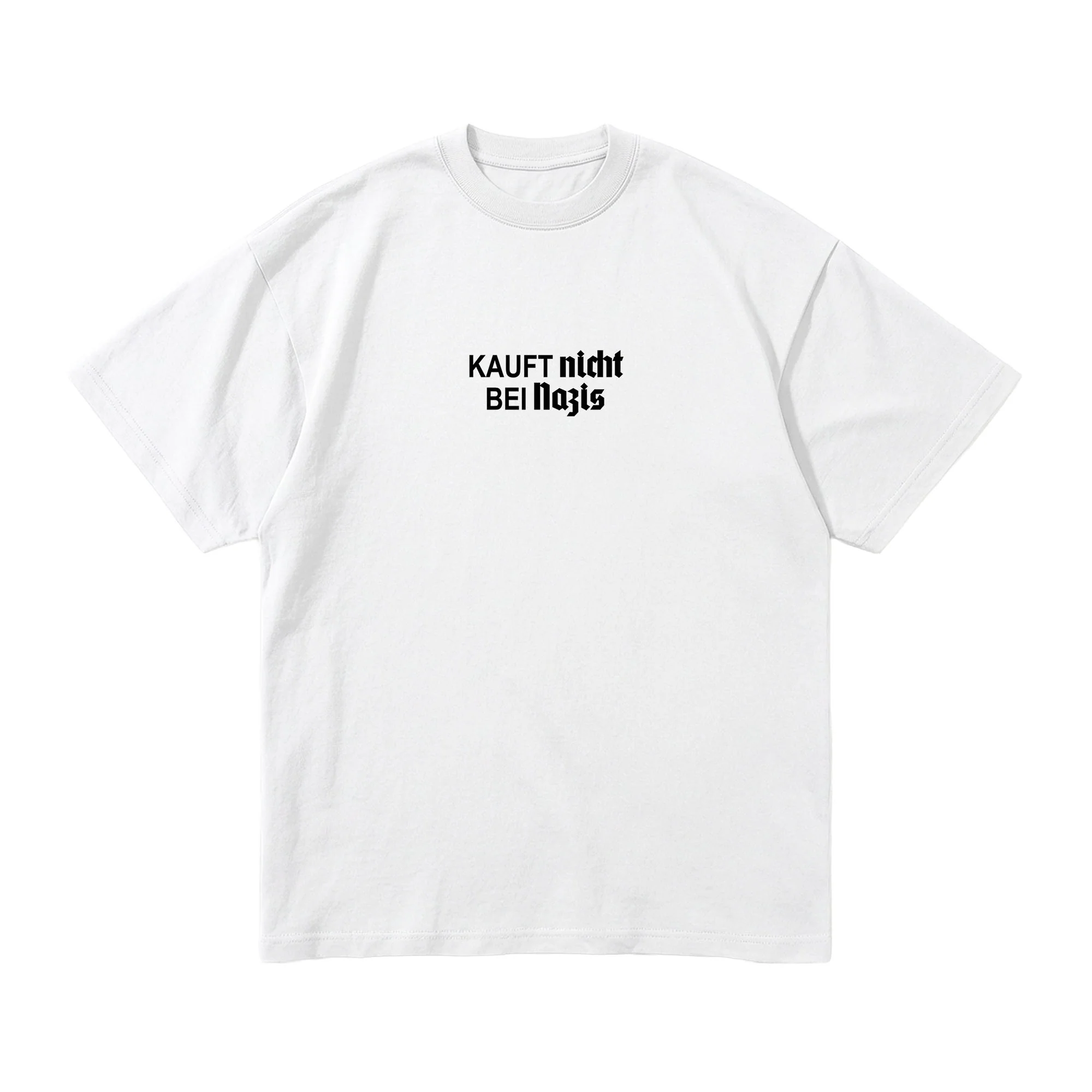 Druck18 "Kauft nicht bei Nazis" T-Shirt
