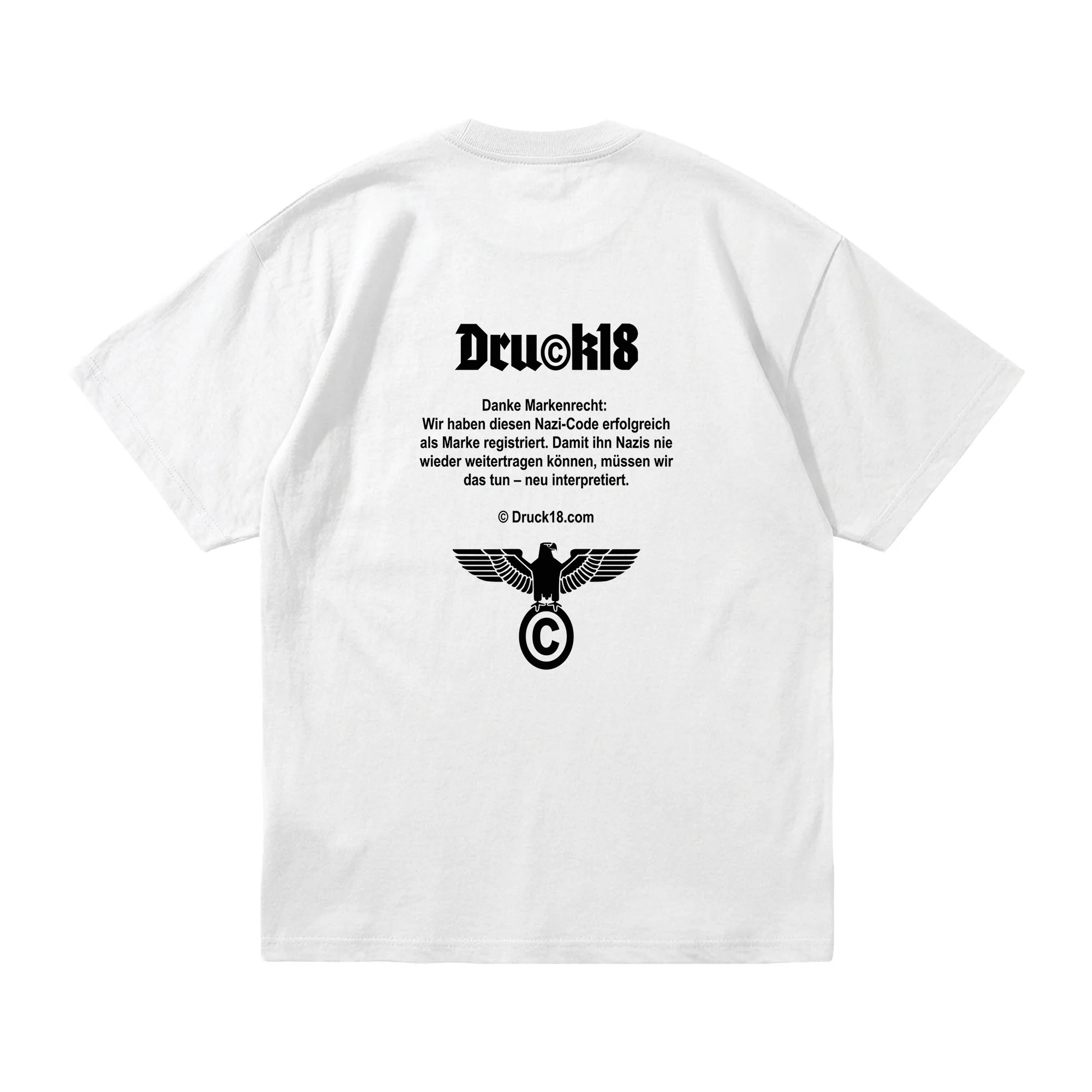 Druck18 "Kauft nicht bei Nazis" T-Shirt - Image 2